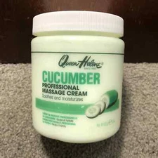 Queen Helene Professionals Cucumber Scented Massage Cream, 15oz