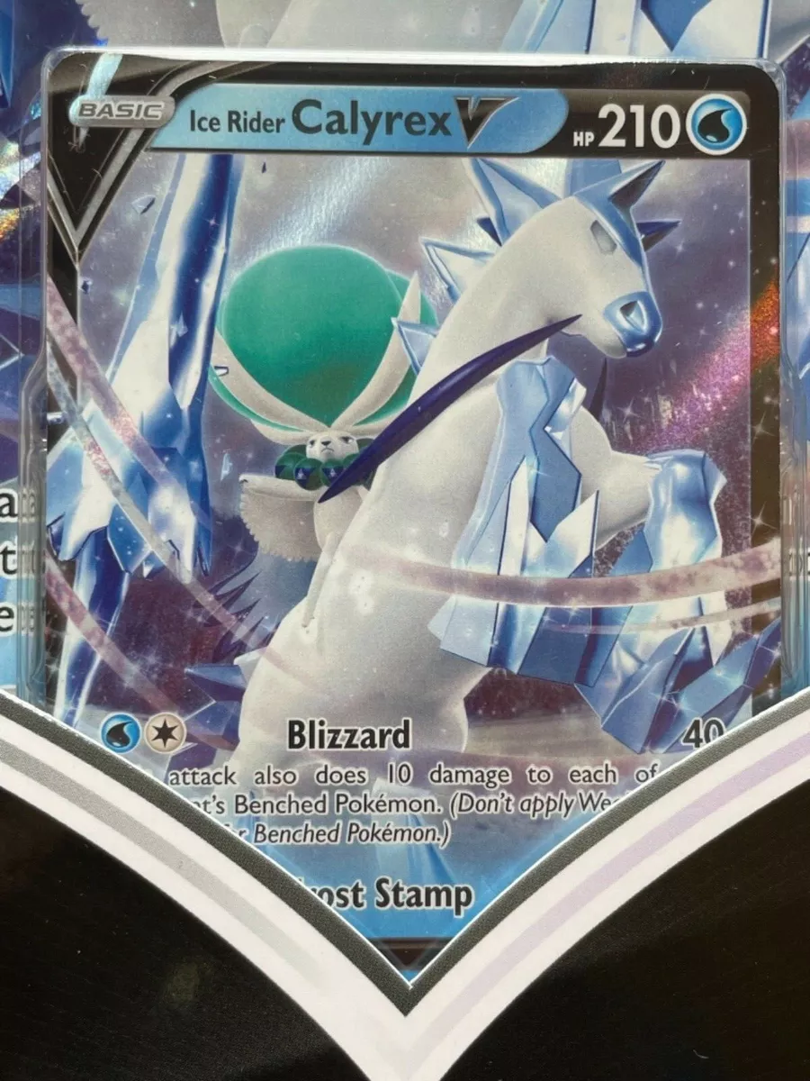 Pokemon TCG: Ice Rider Calyrex V Box : : Brinquedos e