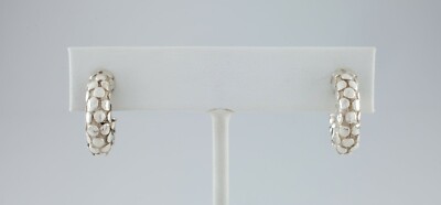 John Hardy kleine Ohrstecker Sterlingsilber Punkte