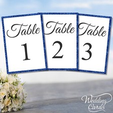 Wedding Table Number Cards Personalised Names Name Decoration Place Seating Plan