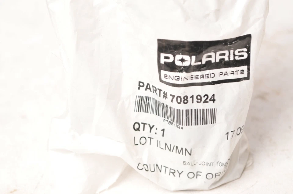 Genuine Polaris 7081924 Ball Joint 10MM - RZR 900 1000 Ranger Diesel ++ - Image 2 of 2