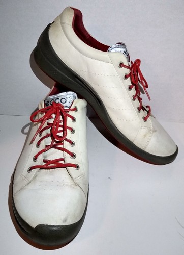 ECCO Biom Golf Shoes Men’s Size 47 (12.5 - 13 US) Spikeless White YAK Leather - Picture 5 of 19