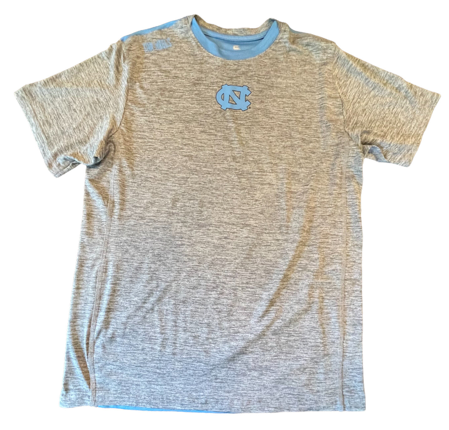 Colosseum NCAA North Carolina Tar Heels Graphic T Shirt Short Sleeve Medium Gray