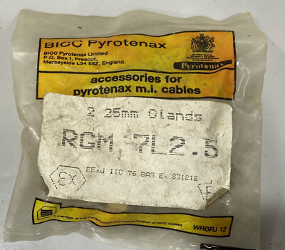 RGM 7L 2,5 - Pyrotenax Messingverschraubungen 2 x 25 mm