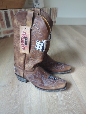 BYU Brigham Young University Cougars Mens Distressed Gameday Boots