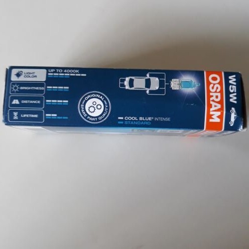 Lampada Auto OSRAM W5W 12 v 5 w BLUE INTENSE COPPIA - Foto 2 di 4
