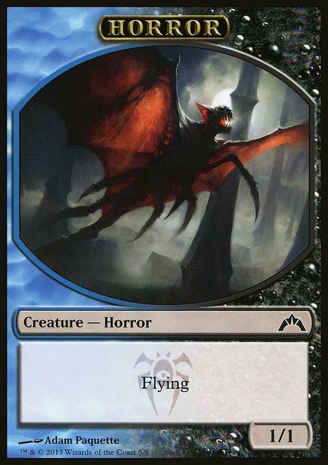 Magic the Gathering MTG Token - Horror (5) Gatecrash   LP