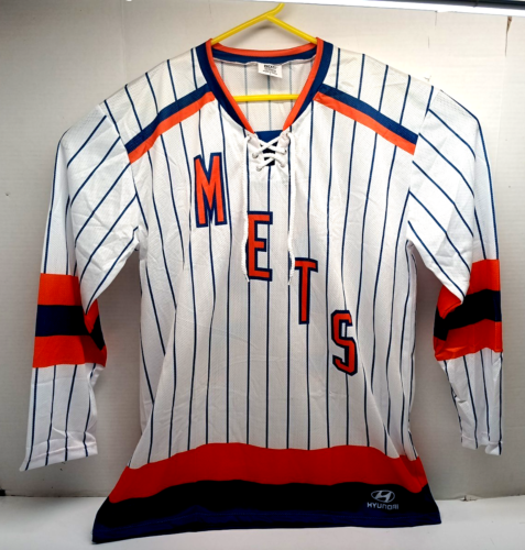 New York Mets Baseball 2024 Hockey Jersey Stadium Giveaway SGA SZ LG EUC