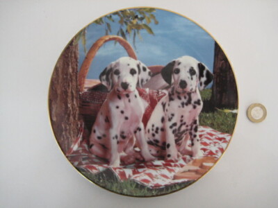 THE HAMILTON COLLECTION HERES A GOOD SPOT DELIGHTLY DALMATINER '95 LTD ED PLATE