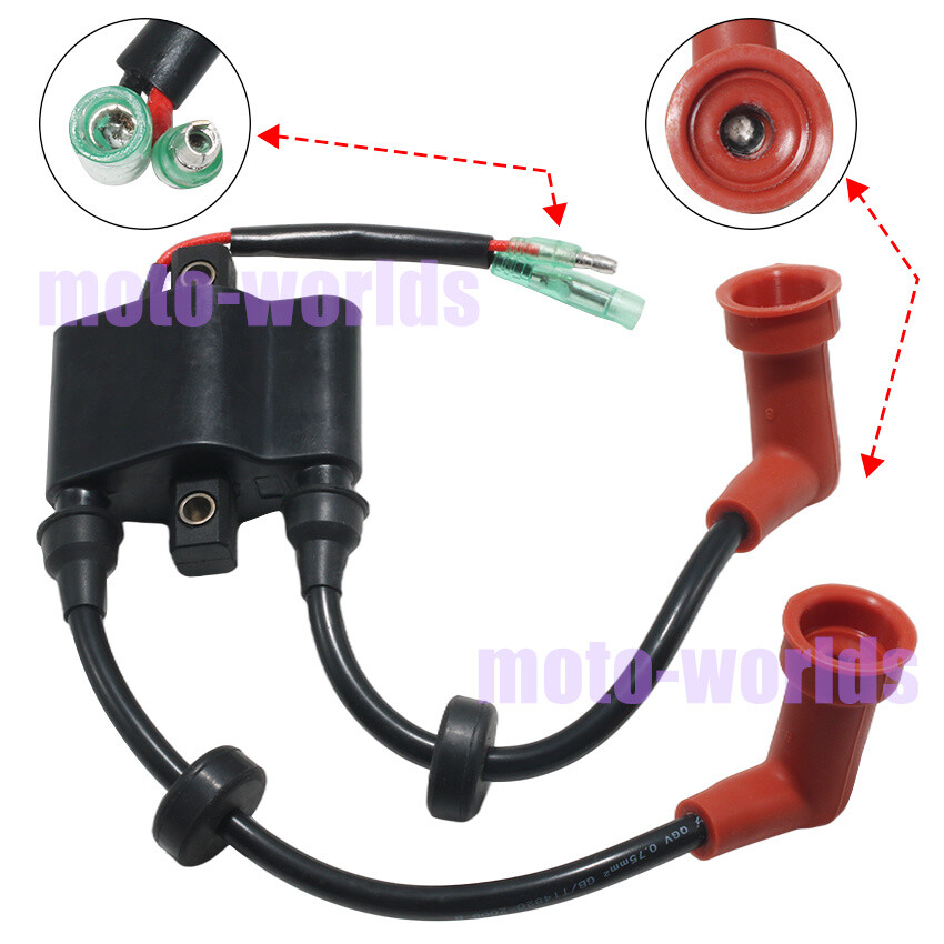 For Yamaha BOAT IGNITION COIL ASSY 6B4-85530-00 6HP 8HP 9.9HP 15HP