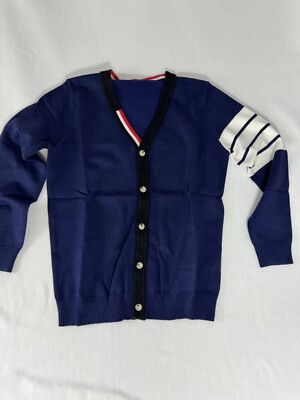 boys cardigan sweater button down school uniform Sz 140