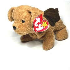 Ty Original Beanie Baby Tuffy Dog Plush Born 10-12-1996