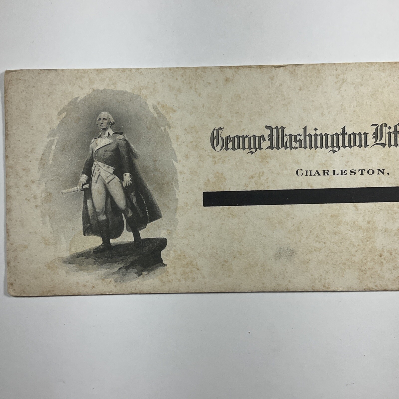 1920s Charleston West Virginia Washington Life Insurance Co. Ink