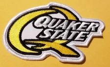QUAKER STATE OIL Embroidered  Patch approx. 2.25 x 3.5"