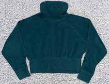 Old Navy Active Kids Girls S 6-7 Fleece Turtleneck Pull Over Sweatshirt