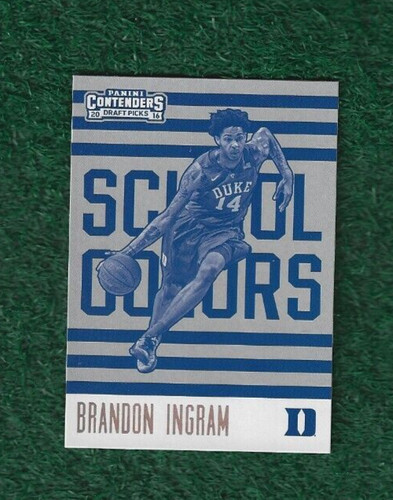 Brandon Ingram #2 2016 Panini Contenders Draft Picks School Colors card