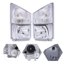 For ISUZU NPR NPR-HD NQR NRR 2008-2020 Left+Right Headlight & Corner Lamp