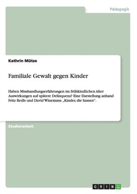 Mtze - Familiale Gewalt gegen Kinder Haben Misshandlungserfahrungen i - X555z