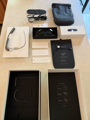 Google Glass Explorer Edition (XE) Full Kit with Shades & Box   As-Is / Untested