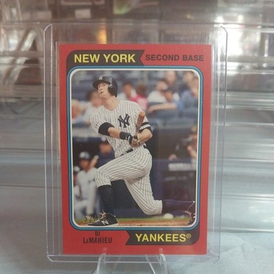 2020 Topps Archives - 1974 Topps D.J. LeMahieu #129 Red /75