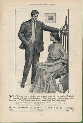Magazine Ad - 1905 - Hart, Shaffner & Marx Clothes - (#2)