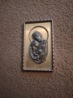 Vintage Religious Holy Family Metal Frame Plaque A.L. Pure Pewter 88% Made Italy — photo 7