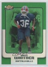 2006 Topps Finest Green Refractor 39/199 Donte Whitner #136 0k0