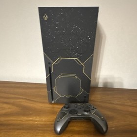 Microsoft Xbox Series X Halo Infinite Console and controller with box. Used