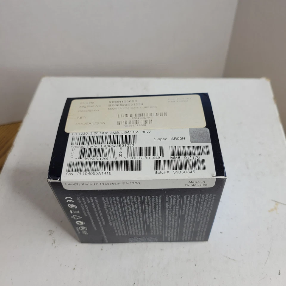 Intel Xeon E3-1230 SR00H 3.20GHz Processor (New Sealed) - Image 4 of 4