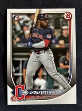 2025 Bowman Baseball  Jhonkensy Noel Cleveland Guardians Rookie Card  #81