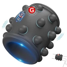 Penis Cock Ring Vibrator G-spot Dildo Massager Sex Toys For Women Men Couples US