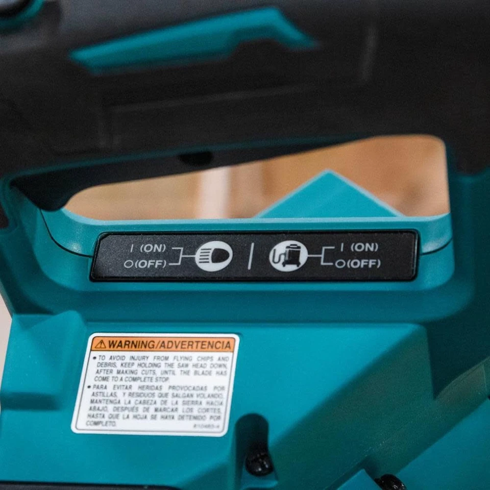 Makita (GSL03M1) 40V Max XGT️ 10 in. Kit de sierra ingleteadora compuesta deslizante de doble bisel Foto 3 de 4