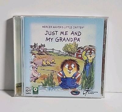 Mercer Mayer Little Critter Just Me And Grandpa CD Rom Interactive, Preowned 