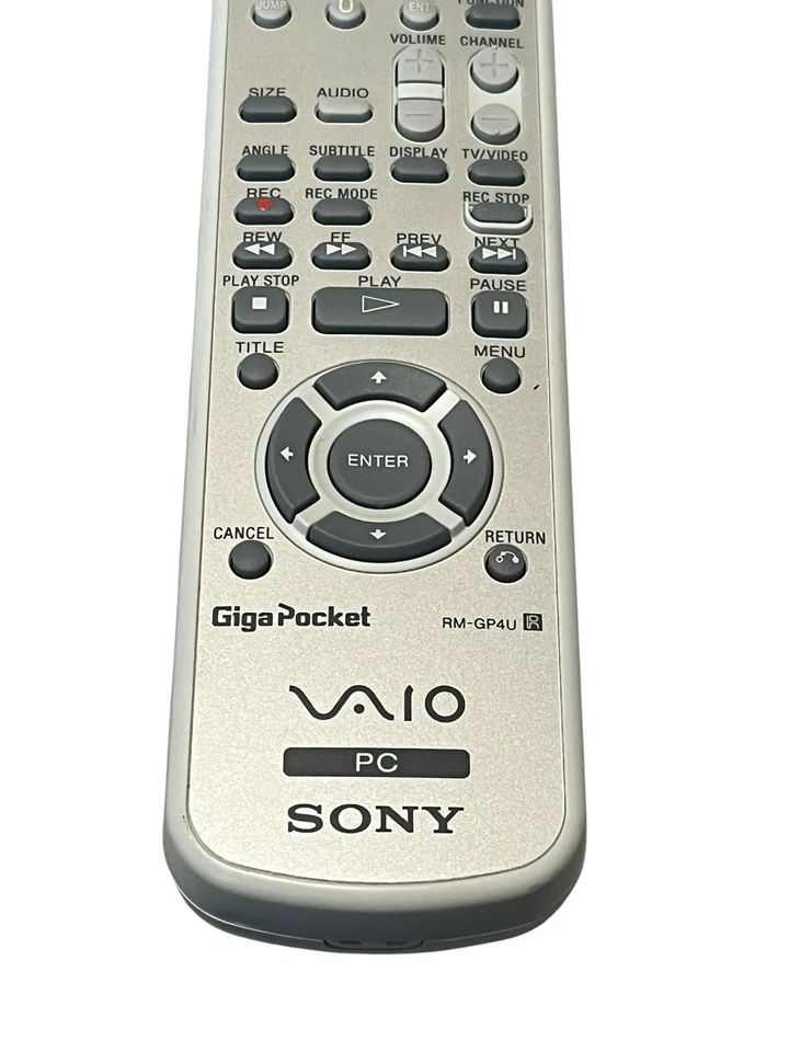 Genuine Original Sony VAIO PC Remote Control RM-GP4U Tested Working - Image 3 of 4