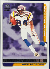 2000 Pacific Paramount Randy Moss #133 Minnesota Vikings HOF WR