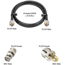 High Gain Scanner Antenna - 25-1300MHz Frequency Range