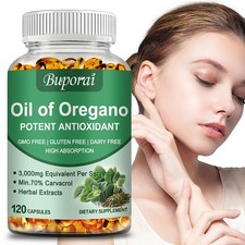 Oil of Oregano 3000mg - Powerful Antioxidants That Support Digestive Health