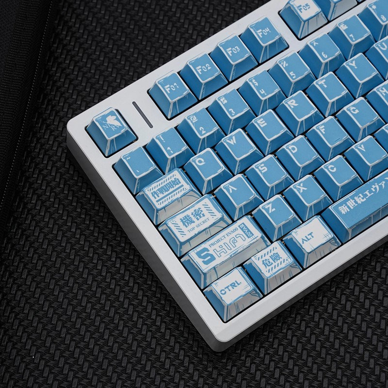 JCM EVA 143 Keys PBT Keycaps Cherry Profile Dye-Sub MX Switches Mechanical