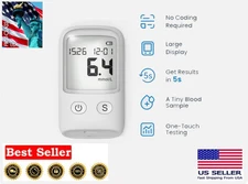 Diabetes Test Kit Blood Sugar Monitor Meter, device +pen +50 lancets + 50 strips