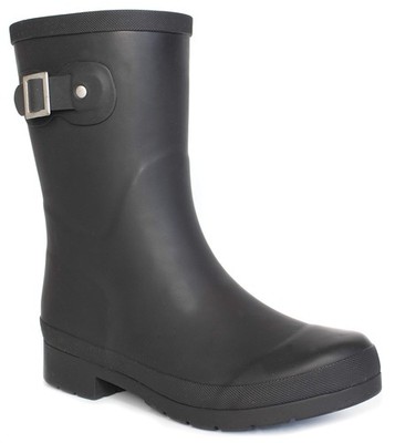 Damen Regenstiefel, wasserdicht, solide, mittelhoch, Gummistiefel, Delridge B...