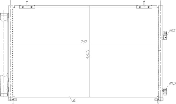 Hart Kondensator Klimaanlage Klimakondensator FüR Toyota RAV 4 IV 2.2 D 4WD 2.0-image