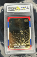 1998 Michael Jordan Fleer '86 Rookie 23KT Gold Card Signature Series GEM-MINT 10