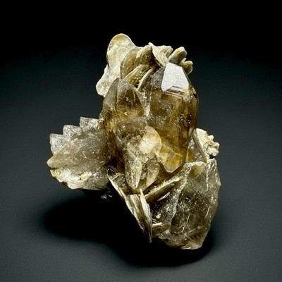 Star Mica W Smoky Quartz | Shengus Skardu District, Gilgit-Baltistan, Pakistan