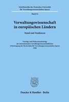 Verwaltungswissenschaft In EuropäIschen LäNdern. /