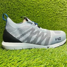 Timberland Pro Radius Knit Mens Size 10 Gray Composite Toe Safety Work Shoes