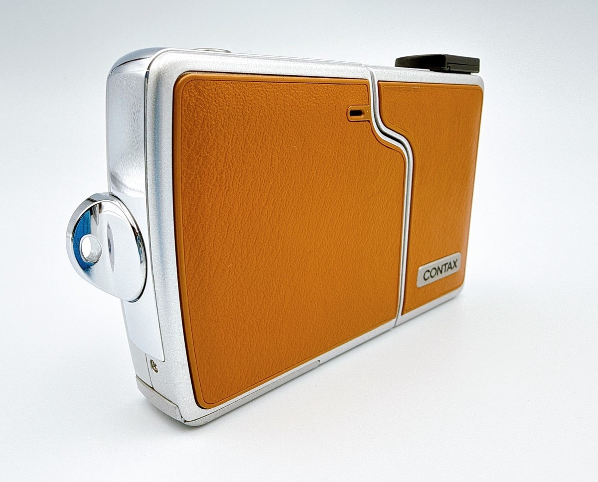 【良品】KYOCERA CONTAX U4R Kyocera Contax U4R Digital Camera Camel in Box - No battery