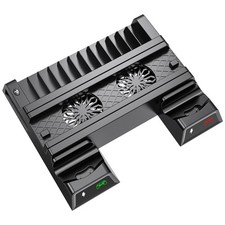 For PS4 Pro / Slim Vertical Stand Cooling Fan Controller Charging Dock Station
