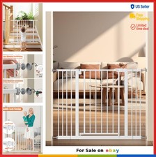 Baby Gate 29-42.5 Inch Auto Close Safety Pet Gate Pressure Mounted Walk Through