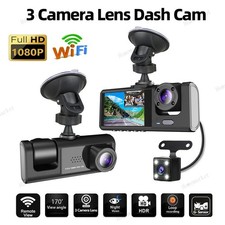 Dash Cam Wifi Dual Lens HD 1080P Car DVR Video Recorder G-Sensor Front Camera