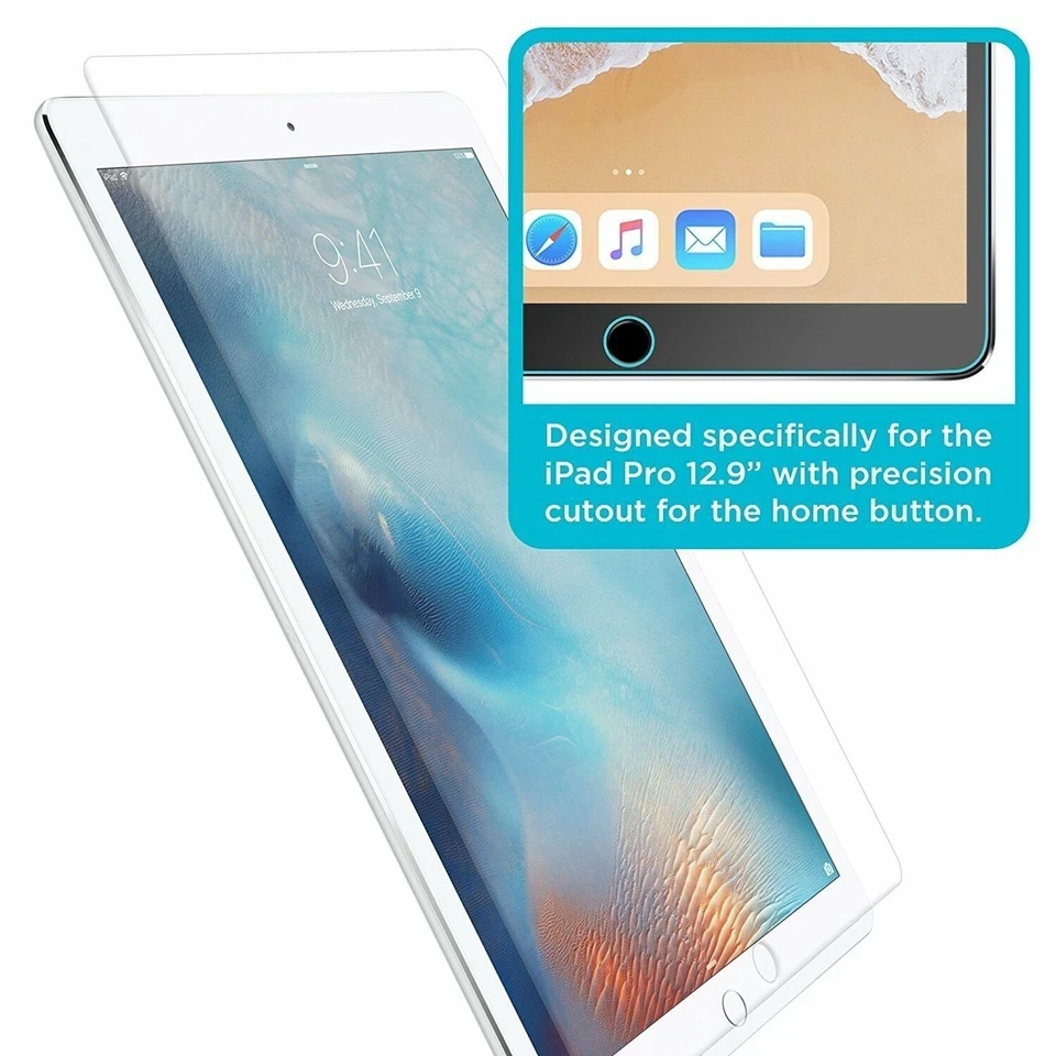 Tech Armor Ballistic Glass Screen Protector Apple iPad Pro 2017 12.9" 1 Pack - Image 4 of 4